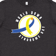 thumbnail image 4 of Inktastic World Down Syndrome Day with Yellow and Blue Ribbon Youth T-Shirt, 4 of 5