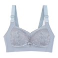 thumbnail image 4 of Darzheoy Wire-Free Bra for Women Large Size Comfortable Breathable Bra Underwear No Rims Sports Bra 34/75BC, 4 of 4