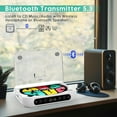thumbnail image 5 of Portable CD Player with Bluetooth,Rechargeable Mini CD Player,Built-in HiFi Speaker,Walkman CD Player with LCD Screen,Support CD/AUX/USB, 5 of 5