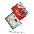 thumbnail image 4 of Advancent Taza de cerámica con exquisita artesanía, regalo de Navidad para amigos y familiares, taza de Navidad Teteras blanco, 4 of 6