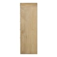 thumbnail image 5 of Furniture of America Riven Adult Arched Solid Wood 5-Drawer Vertical Dresser, Natural, 5 of 13