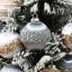 thumbnail image 4 of 6 bolas navideñas de 6/8 cm con lentejuelas de seda para colgar en el árbol de Navidad, decoración navideña 2024, 4 of 5