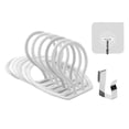 thumbnail image 2 of Abbracc 6 Rings Hat Racks Modular Adjustable Round for Back Door Baseball Closet white B White, 2 of 9