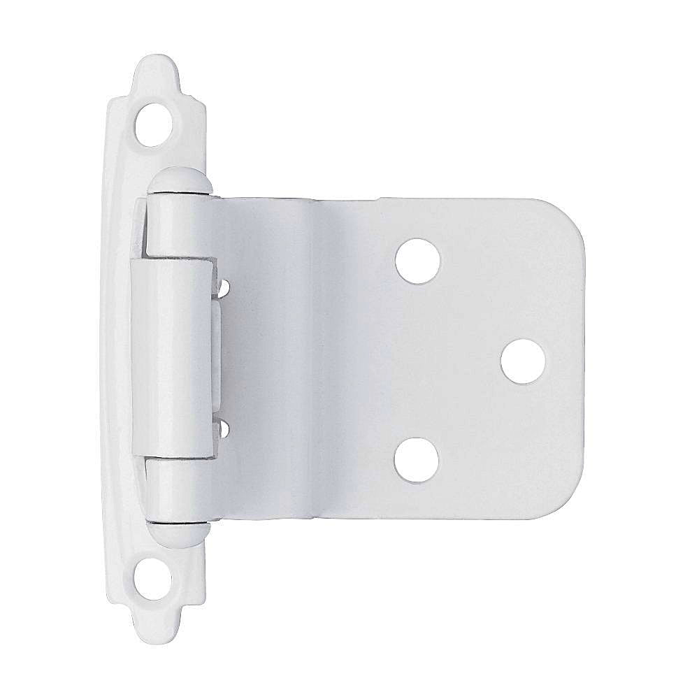 20-Pack Full-Wrap 1//2/" Overlay Self-Closing Hinges WITH SCREWS Antique Brass