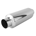 thumbnail image 3 of 3X Car Exhaust Muffler 2.5 Inch Inlet Stainless Steel Universal Resonator 12 Inch Long Performance Muffler, 3 of 7