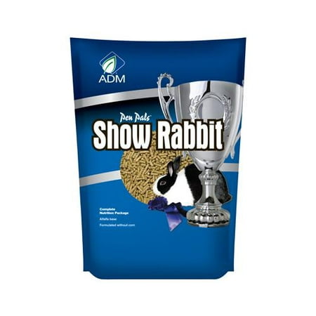ADM ANIMAL NUTRITION 81657AAAPB 5LB Show Rabbit (Best Feed For Meat Rabbits)