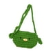 thumbnail image 5 of Bolso bandolera para mujer, bolso de ganchillo con dibujos animados para teléfono, ideal para viajes al aire libre. Verde, 5 of 9