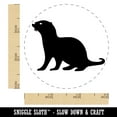 thumbnail image 2 of Sea Otter Silhouette Self-Inking Rubber Stamp Ink Stamper - Brown Ink - Small 3/4 Inch, 2 of 7