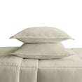 thumbnail image 5 of Serta Simply 2-Piece Clean Antimicrobial Khaki Beige Comforter Set, Twin XL, 5 of 11