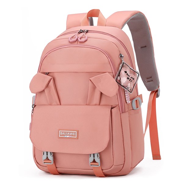 Mochila Mujer Lindas Orejas de Conejo Mochilas Escolares Gran Capacidad para Vacaciones (Rosa) Tmvgtek Para Estrenar