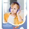 thumbnail image 4 of Upgrade USB Type C Kids Headphone for School, 94dB Safe Volume Limited, HD Stereo Sound, Foldable Lightweight On-Ear Headphones for Boys/Girls/Students/Tablet/Travel-Red, 4 of 7