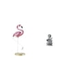 thumbnail image 1 of Estatua de flamenco de resina, escultura de Guan Yin, figura de pájaro, adorno decorativo. Material de resina. Adecuado para regalar, decoración del h, 1 of 8
