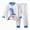 H154-Blue, variant on Baby Girl Toddler Infant Outfits Set Long Sleeve Round Neck Top and High WaistJoggers 2Pcs Clothes Clothing for School(Blue,2-3 Y)