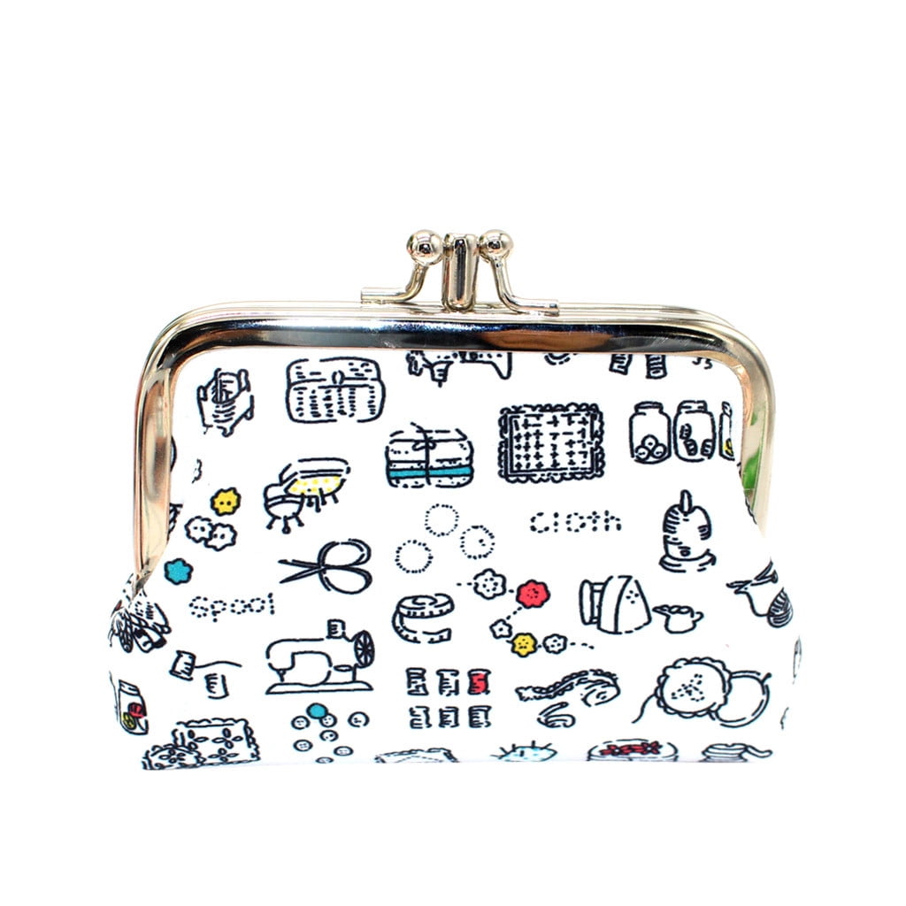 Exquisite Buckle Coin Purses Sunflower Decor Vector Mini Wallet Key Card Holder Purse for Women Exquisite Buckle Coin Purses Sunflower Decor Vector Mini Wallet Key Card Holder Purse for Women