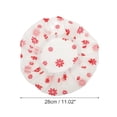 thumbnail image 2 of Unique Bargains Reusable Dots Single Layer Shower Cap 1 Pc Red, 2 of 6