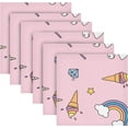 thumbnail image 6 of GZHJMY Magic Wand Unicorn Napkins Table Decorations Napkin Set for Gift Giving, Dining, Parties 20 x 20in, 6 of 7