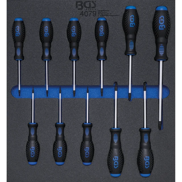 Juego de Desarmadores en T PARA Torx T6 - T40 BGS 4079