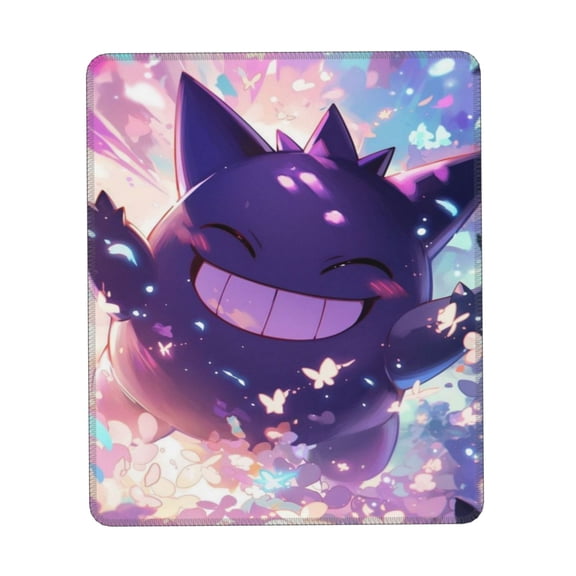 Gengar Mousepad Computer Mouse pad Design Small Office Mouse Mat for Laptop 7 x 8.6 inch