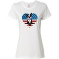thumbnail image 3 of Inktastic Boston Terrier Dog US Flag July 4th Women's T-Shirt, 3 of 5