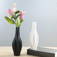 thumbnail image 4 of 1Pc Simplicity Ceramic Vase Creative Flower Vase Container European Style Household Decoration White Size M, 4 of 9