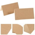 thumbnail image 3 of 35PCS Desktop Name Display Business Name Greeting Office Folded Name Blank Kraft Paper Desktop Adornment, 3 of 9