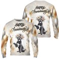 thumbnail image 3 of Happy Anniversary Cane Corso Celebrates Wedding Love Family Party All Over Print 3D Sweatshirt Unisex Merch Italian Mastiff Dog Lover Gifts Idea - 01015, 3 of 6