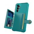 thumbnail image 3 of TECH CIRCLE Galaxy A54 5G Wallet Case, Shockproof Rubber Card Holder Wallet PU Leather Back Phone Case Kickstand Protective Scratch Hybrid Bumper Shell for Samsung Galaxy A54 5G 6.5" 2023,Green, 3 of 7
