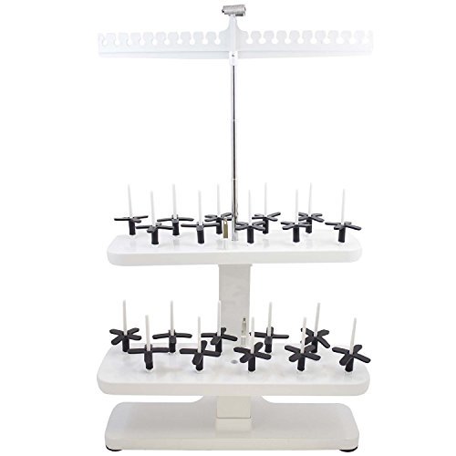 Embroidex - Support de Fil à 20 Bobines pour Toutes les Machines à Broder Maison Frère Babylock Janome Bernina Pfaff etc.