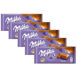 Milka Alpine Milk Chocolate with Raisins and Hazelnuts, 3.52-Ounce Bars  (Pack of 10)