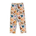 thumbnail image 4 of Xecao Cute Chickens Women's Straight Lounge Pajama Pants: The Epitome of Relaxed Sleepwear, 4 of 9
