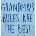thumbnail image 2 of Grandmas Rules Best Cute Grandchild Romper Boys or Girls Infant Baby Brisco Brands 24M, 2 of 6