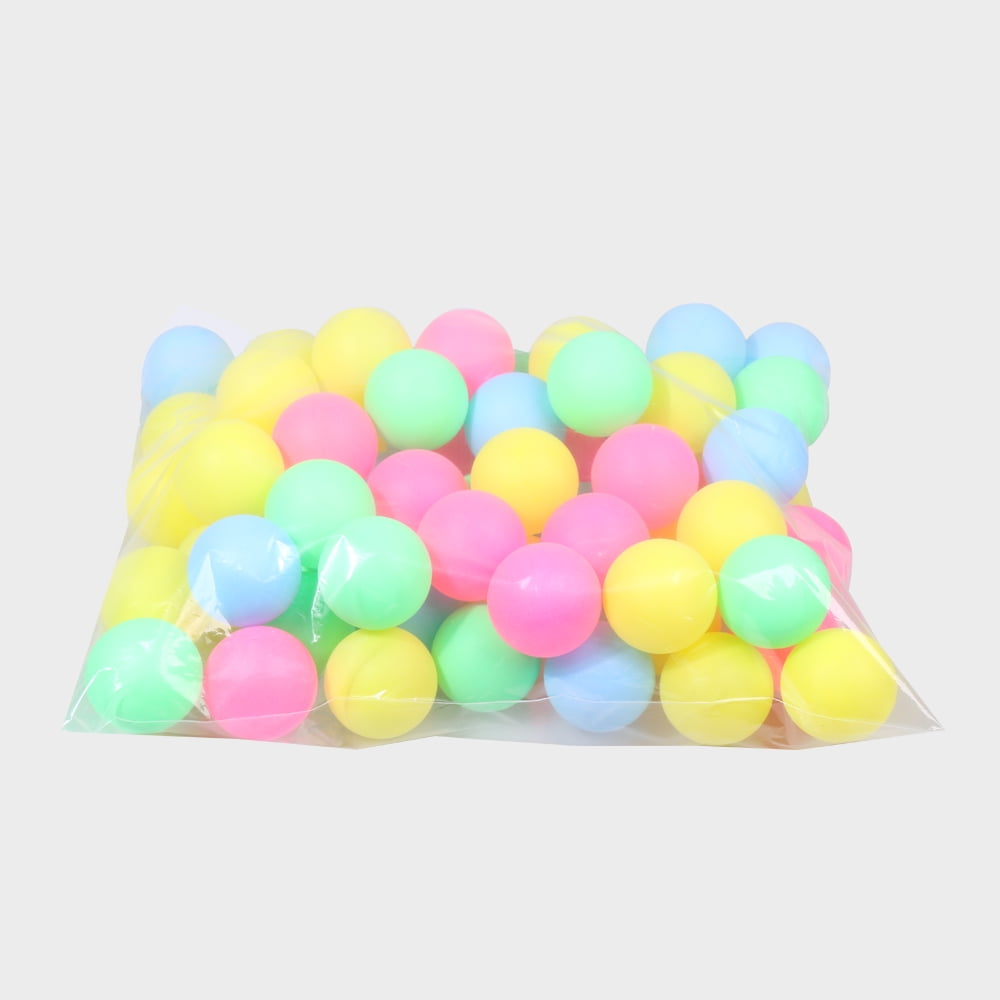 Fine Quality Ping Pong Balls Assorted Wordless Table Tennis Ball Bulk Colorful Seamless
