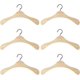 thumbnail image 1 of 10pcs Wooden Doll Hangers Dolls Accessory Wooden Clothes Hanger 1/3 Bjd Wooden Doll Hangers, 1 of 5