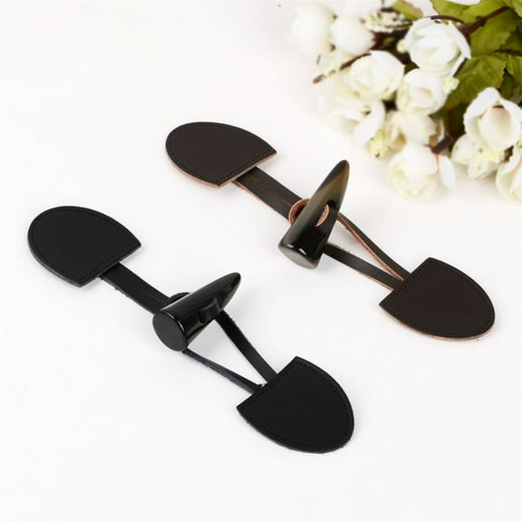 TAILTOSS 15pcs Sweater Closure Decorative Buttons Jacket Buttons Black Acrylic for Women's Coats in Winter