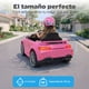 thumbnail image 2 of Carro Eléctrico Montable YEI Rosa Control Remoto Luces LED Bluetooth USB, 2 of 7
