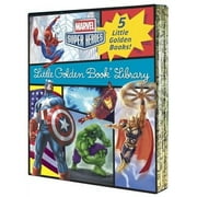 Little Golden Book Marvel Super Heroes Little Golden Book Library: 5-Book Boxed Set: Spider-Man, Hulk, Iron Man, Captain America, the Aveng, (Paperback)
