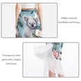 thumbnail image 2 of Koala Stylish Chiffon Beach Skirt with Polyester Straps for Women - for the Beach, 2 of 6