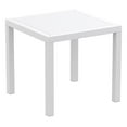 thumbnail image 3 of Compamia Ares Ensemble de Salle à Manger de Patio Carré en Résine 5 Pcs, Blanc, 3 of 3