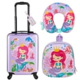 thumbnail image 1 of Set de equipaje Sanwuta Mermaid de 43 cm con almohada para maleta y mochila, 1 of 6