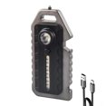 thumbnail image 1 of Luz de trabajo portátil COB LED 400mAh Ndcxsfigh Silbato Llavero táctico Antorcha, 1 of 9