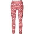 thumbnail image 6 of Lolmot Christmas Leggings Women's High Waisted Workout Leggings Lightweight Christmas Deer Santa Snowflake Print Ankle Length Tights Soft Athletic Stretchy Yoga Pants for Xmas Party, 6 of 6