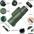 thumbnail image 6 of 80x100 Monocular Telescope - High Powered Monoculars for Adults Compact Monocular - Handheld Telescope with Tripod for Hunting Camping Travel（B）, 6 of 7