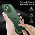 thumbnail image 4 of Casus Frosted Matte Silicone Frame Shockproof Case for Apple iPhone 13 Pro Max - Green, 4 of 6