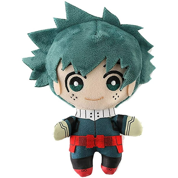 Anime Plush Doll with keychians Toy Stuffed Plushie Figure Gift Cosplay Props Collectibles for Fans (Midoriya Izuku, 15CM) Anime Plush Doll with keychians Toy Stuffed Plushie Figure Gift Cosplay Props Collectibles for Fans (Midoriya Izuku, 15CM)