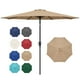 thumbnail image 1 of Sombrilla de patio exterior Simple Deluxe de 9 pies con inclinación y manivela, 1 of 8