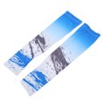 thumbnail image 1 of Mangas de seda de Hielo Ticfox protección solar UV alargadas finas transpirables secado rápido color azul 1 par, 1 of 14