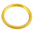 thumbnail image 1 of para mujer, Color dorado de material acero de latón, con estampado de flores, brazaletes clásicos para mujer 62mm, 1 of 8