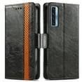thumbnail image 3 of Case for TCL 20 S Cover Leather Wallet Folio Case Book Design Flip Magnetic Closure - Black, 3 of 5