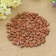 thumbnail image 4 of HEVIRGO 100Pcs Wooden Love Heart Button Wedding Table Scatter Confetti Decoration Crafts Multi-color Wood, 4 of 8