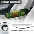 thumbnail image 7 of Yuyamidu Palm Leaves Car Front Seat Armrest Covers Green Car Seat Armrest Decorative Accessories Anti-Scratch Auto Armrest Protector Covers for Most Cars, 7 of 7